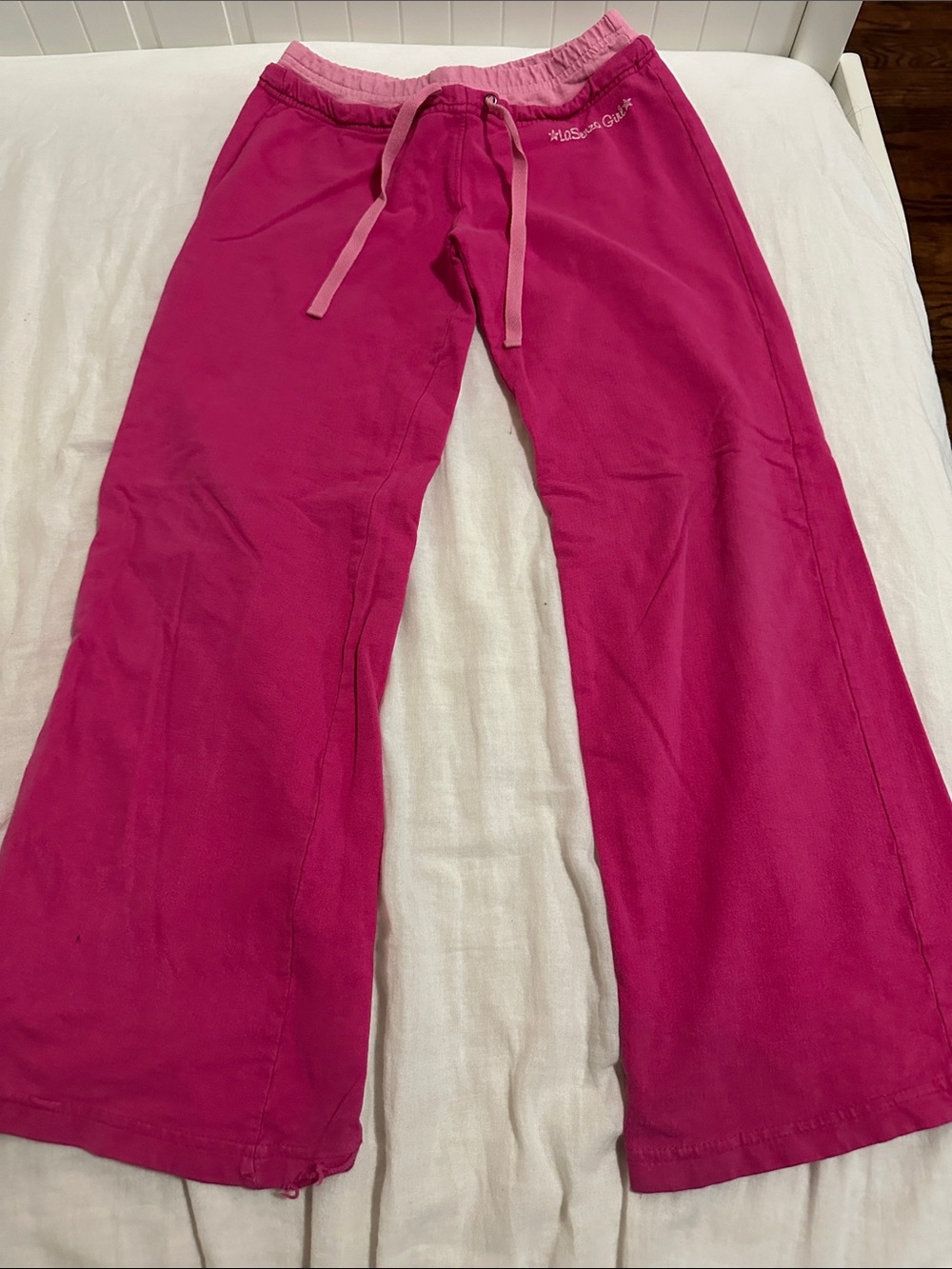 La SENZA Hot Pink Drawstring Joggers for Kids
